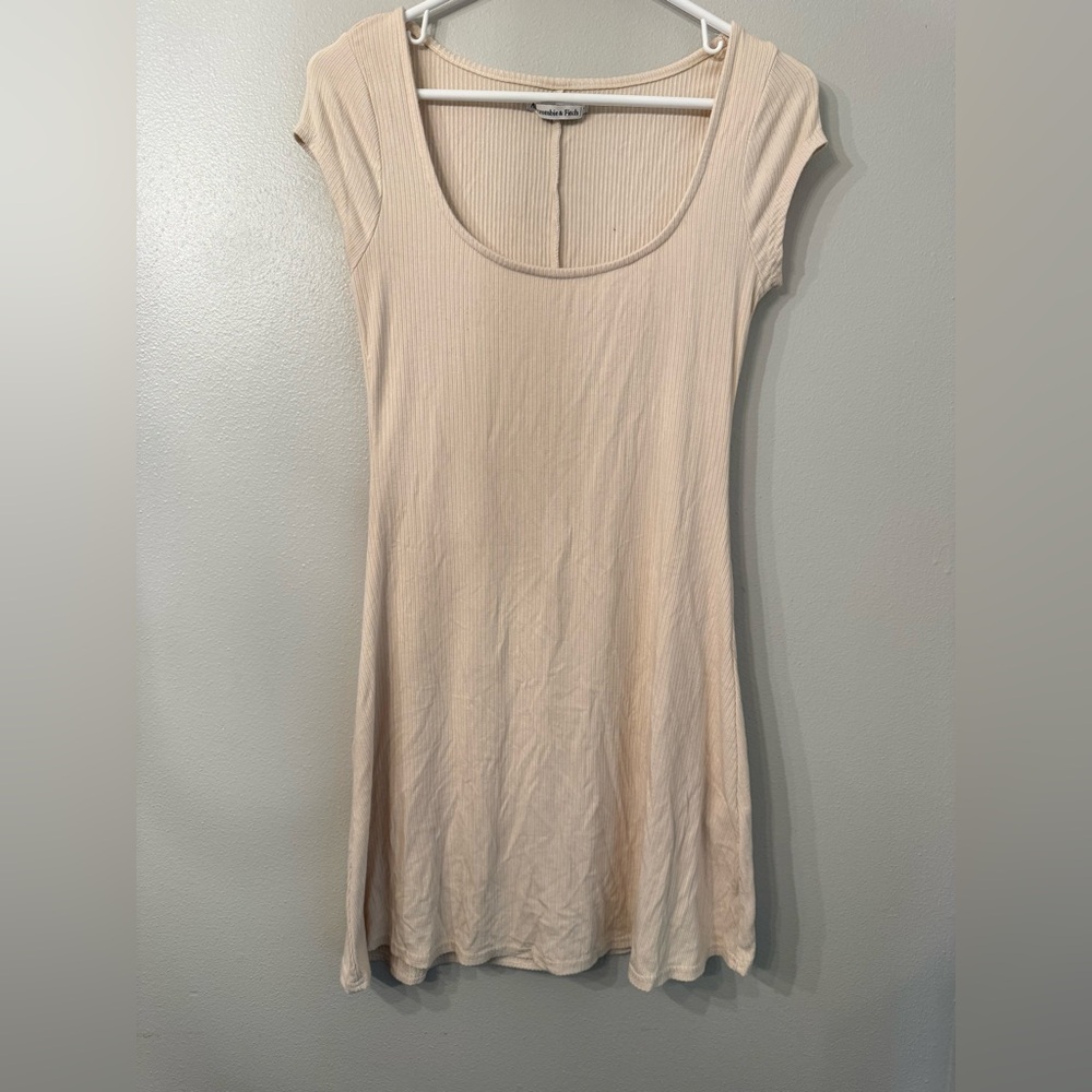 Abercrombie & Fitch Cream Mini Dress